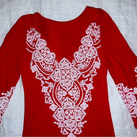 Embroidered Sun Dress - Picture 2 of 3